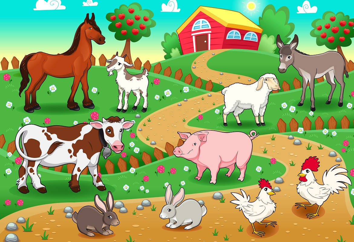 dieren op de boerderij